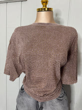 Load image into Gallery viewer, Rhinestones top (brown)
