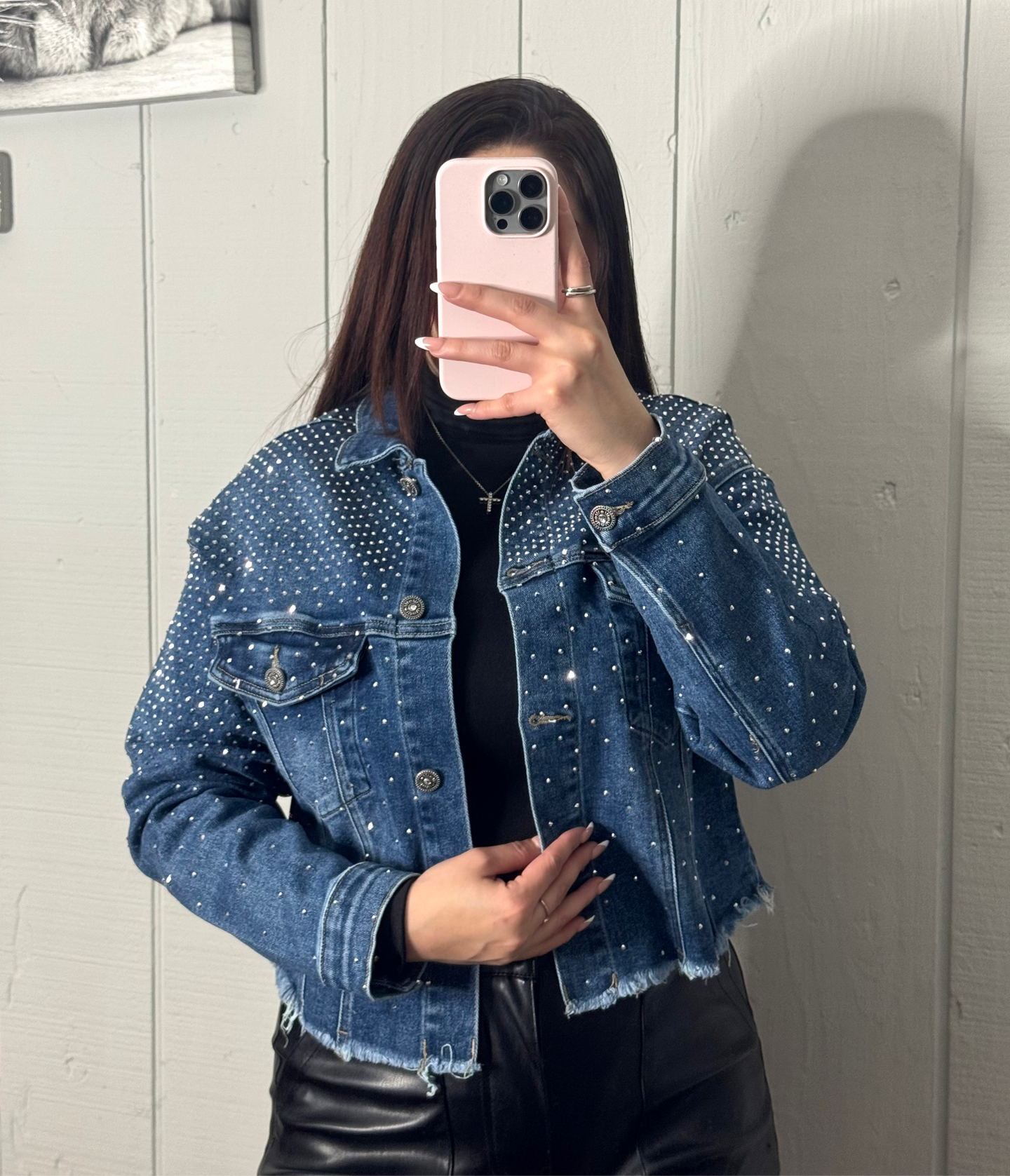 Rhinestones jacket (blue)