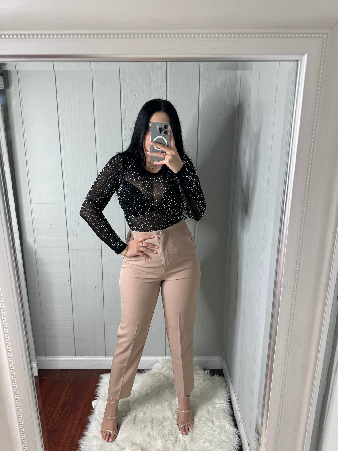 Mina trousers (beige)